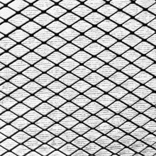 Сетка для защиты радиатора декоративная 1200*400 мм, Alu, черная, ячейка 16 мм,