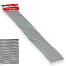 Сетка для защиты радиатора декоративная 1000*250 мм, Alu, черная, мелкая ячейка, 1 шт