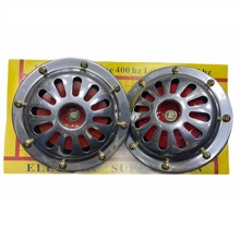 Сигнал звуковой Electric Super HORN 400*335 hz chrome/red d 120mm