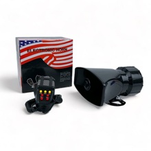 Спецсигнал электронный 100 W (1 гудок + 2 сирены), 3 тона