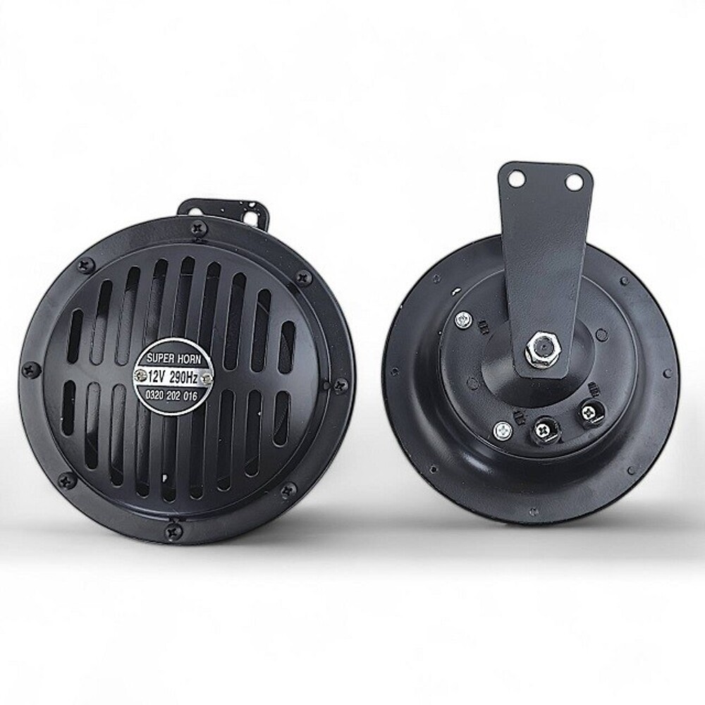 Сигнал звуковой 12V, 290-345 hz, 155 мм, цвет черный Сигнал звуковой 12V, 290-345 hz, 155 мм, цвет черный