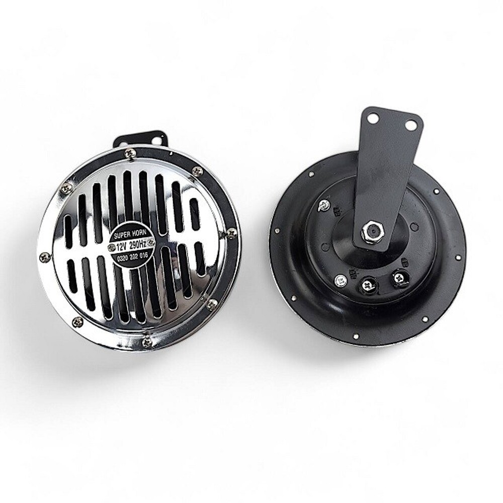 Сигнал звуковой 12V, 290-345 hz, 155 мм, цвет хром Сигнал звуковой 12V, 290-345 hz, 155 мм, цвет хром