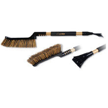 Скребок с щеткой CA-77 для удаления снега и льда с мягкой ручкой (68 см)