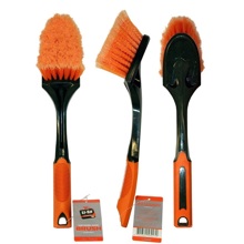 Щетка для мытья труднодоступных мест, прорезинненная ручка 40 см