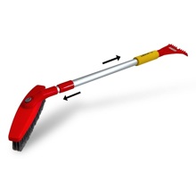 Скребок с щеткой CA-WB-04 для удаления снега и льда телескопический с мягкой ручкой (76-112 см)