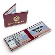 Удостоверение Жинкин черт