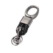 Брелок плетеный с карабином малый, цвет черный (dp-253)