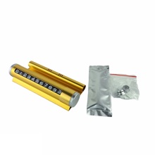 Табличка с номером телефона и ароматизатором для автомобиля, цвет золото