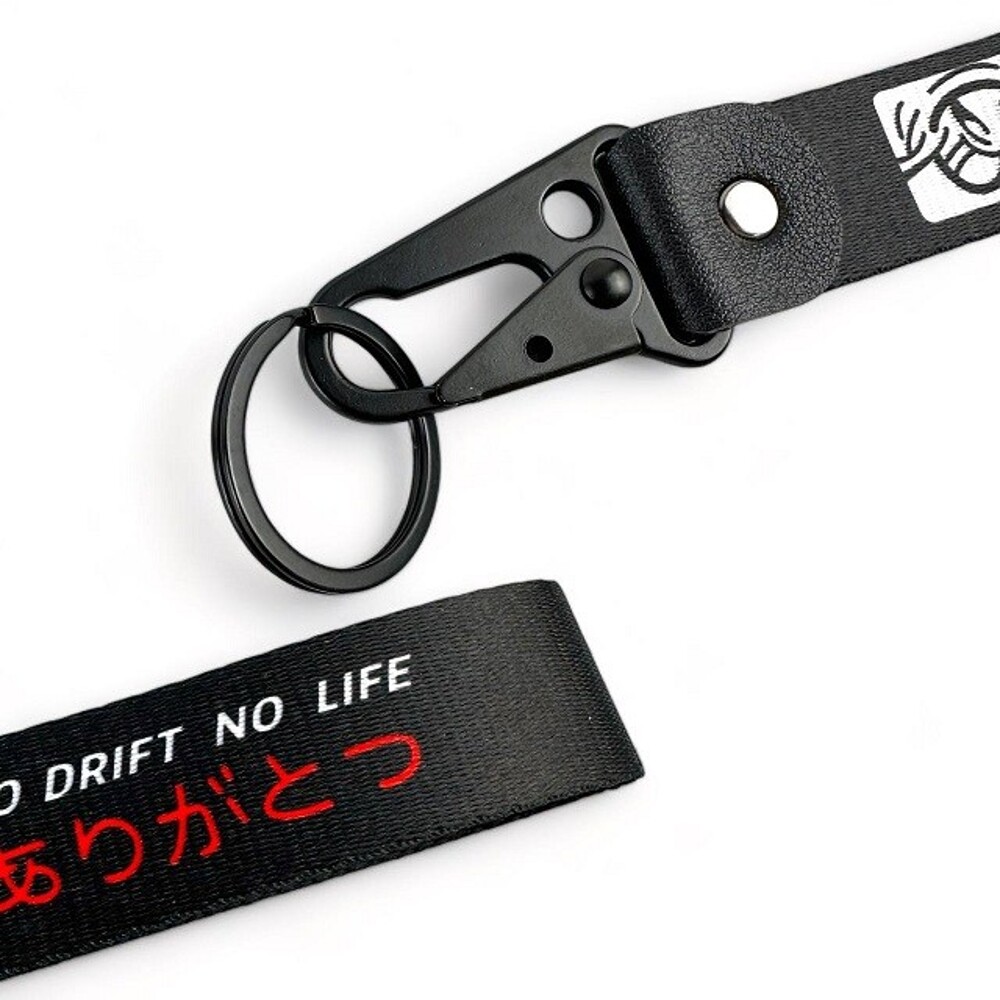 Брелок лента карабин No drift, no life Брелок лента карабин No drift, no life