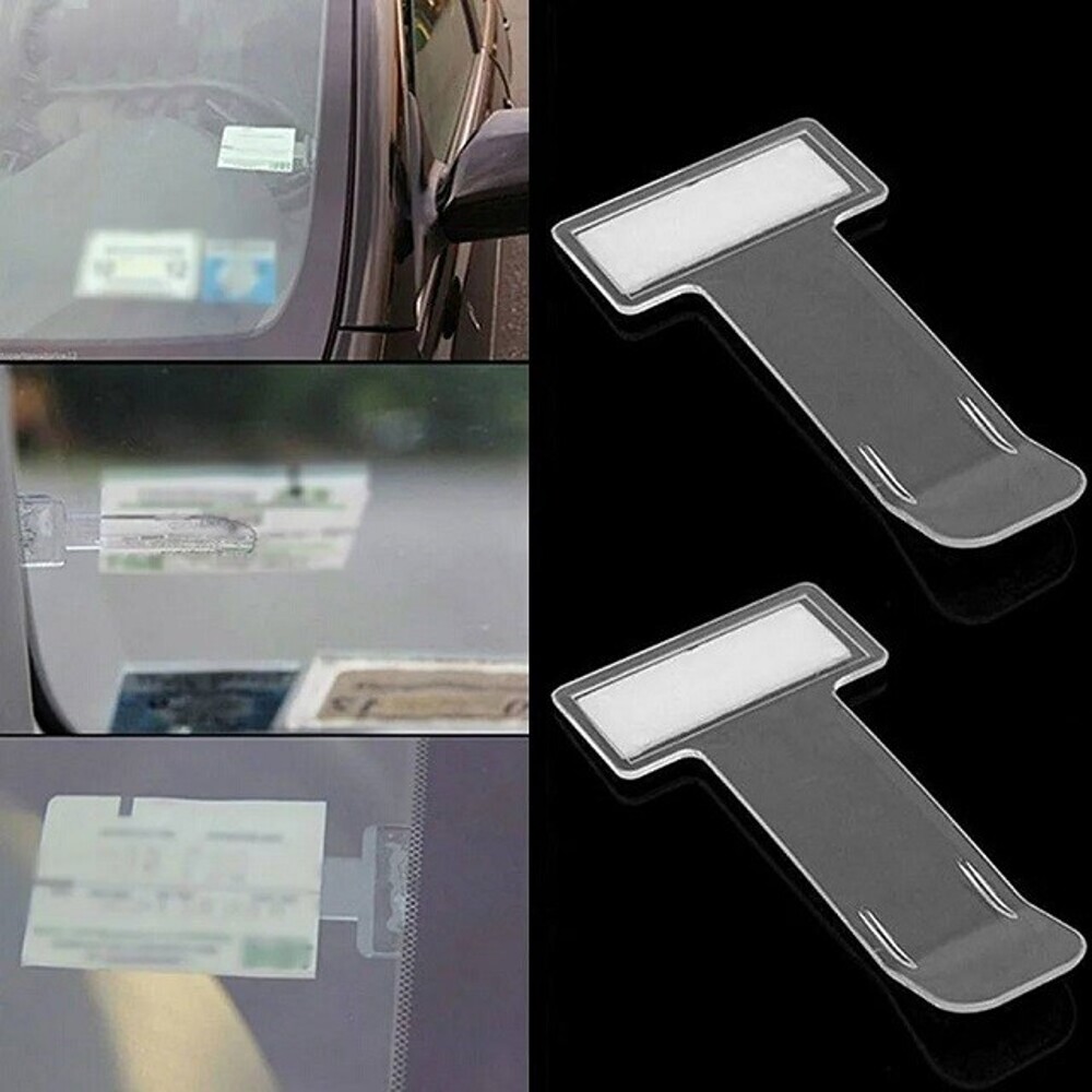 Зажим под лобовое стекло 7,5*4, прозрачный, 4 шт Зажим под лобовое стекло 7,5*4, прозрачный, 4 шт