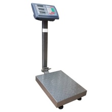 Весы напольные бытовые электронные 150 кг усиленные (30*40) пластик. голова, съемная труба