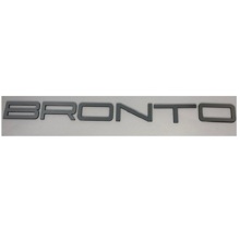 Надпись BRONTO в стиле порше (хром)