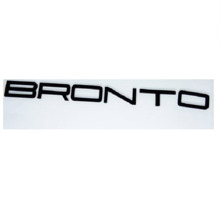 Надпись BRONTO в стиле порше (черная)