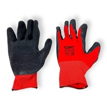 Перчатки нитрил рефлённые, цвет ассорти, черный/синий размер 10