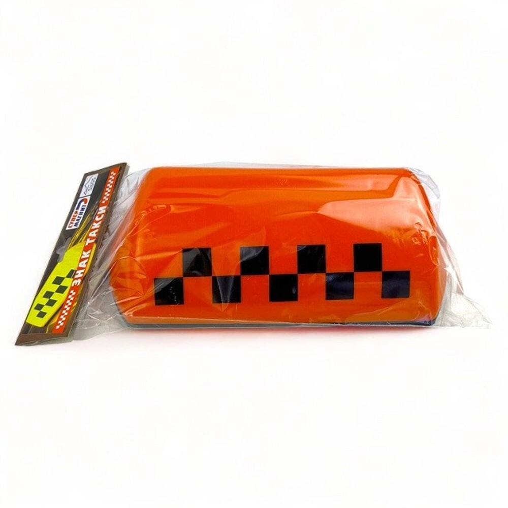 Такси - шашка на магните 12 V оранжевая (4 магнита) Такси - шашка на магните 12 V оранжевая (4 магнита)