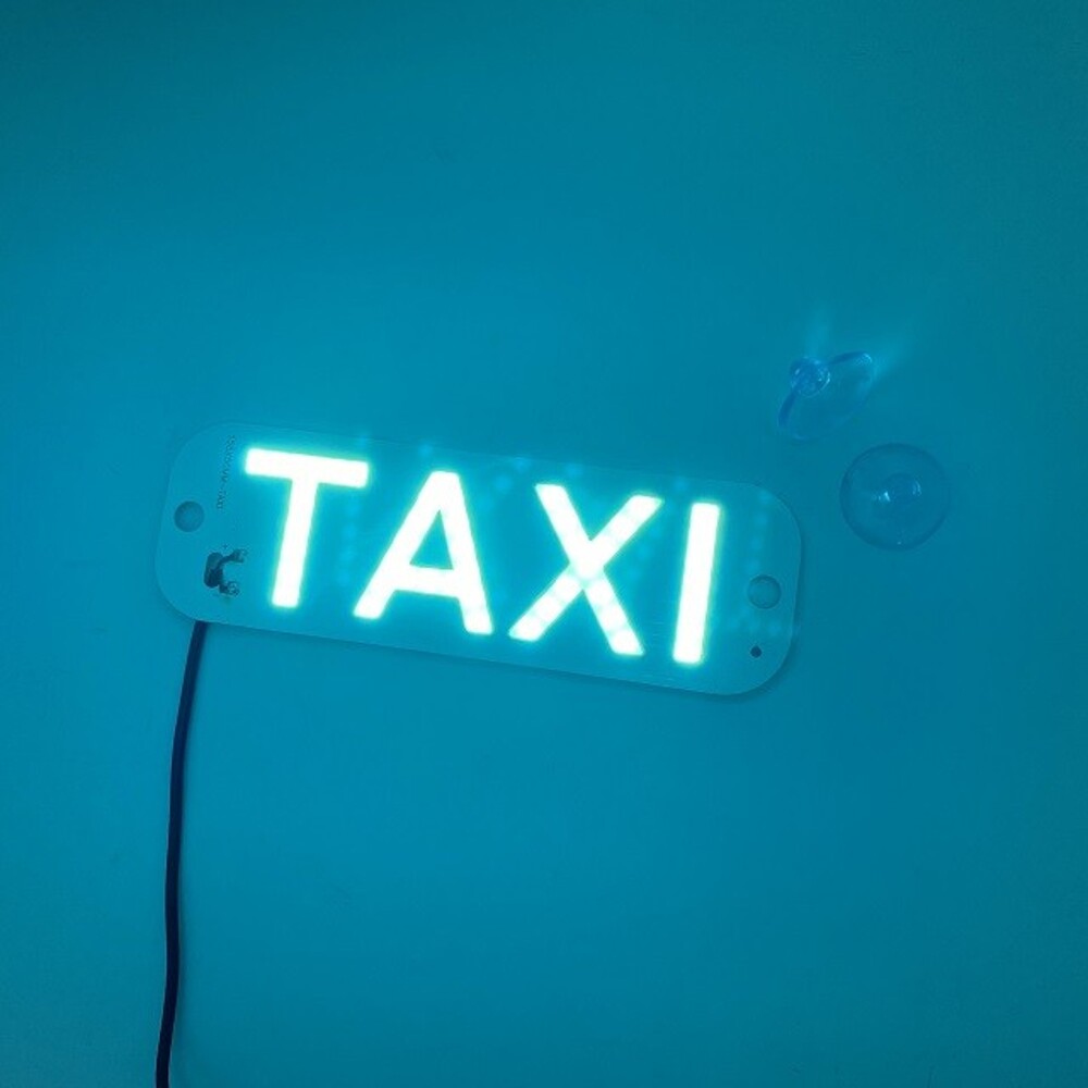 Такси светодиодный знак неоновый большой зеленый Такси светодиодный знак неоновый большой зеленый