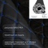 Кожа пвх ромб на поролоне 5 мм, рисунок бабочка, цвет черный, нитка синяя, высота 1,45 м*20м Кожа пвх ромб на поролоне 5 мм, рисунок бабочка, цвет черный, нитка синяя, высота 1,45 м*20м