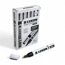 Маркер-краска STANDART 4 мм, с нитроэмалью, цвет черный (упак.12шт)