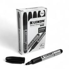 Маркер перманентный эконом, цвет черный (упак.10шт)