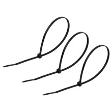 Хомут стяжка нейлон 3,6*250 мм,цвет черный (25 шт в упак)