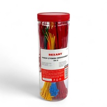 Хомут стяжка нейлон набор 300 шт (100мм, 200 мм)