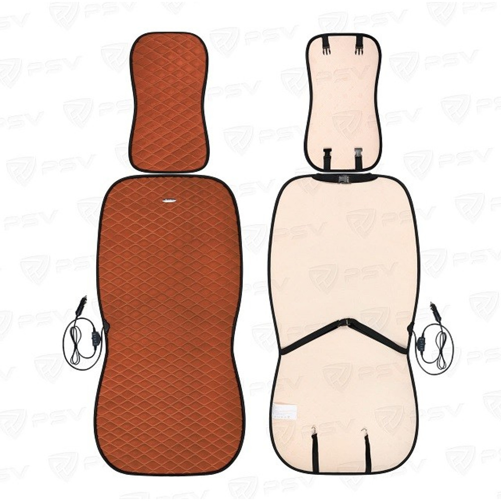 Накидка на переднее сиденье с подогревом FERVOR 2-х режимный, цвет паприка (1 шт.) Накидка на переднее сиденье с подогревом FERVOR 2-х режимный, цвет паприка (1 шт.)