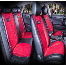 Комплект накидок на весь салон TORINO PLUS цвет красный/черный/бордовый