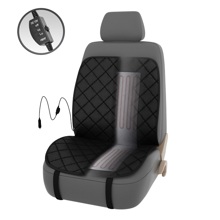 Накидка на переднее сиденье с подогревом H2 2-х режимный, цвет черный (1 шт.)