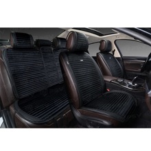 Комплект накидок на весь салон BLISS PLUS, цвет черный, строчка черная, кант черный