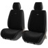 Накидки на передние сиденья FRONT BLISS 2 цвет черный, строчка черная, кант черный Накидки на передние сиденья FRONT BLISS 2 цвет черный, строчка черная, кант черный
