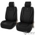 Накидки на передние сиденья ERA 2 FRONT, цвет черный, строчка белая, кант черный Накидки на передние сиденья ERA 2 FRONT, цвет черный, строчка белая, кант черный
