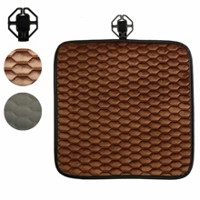 Накидка на переднее сиденье HORNET PAD цвет коричневый, строчка коричневая, кант коричневый