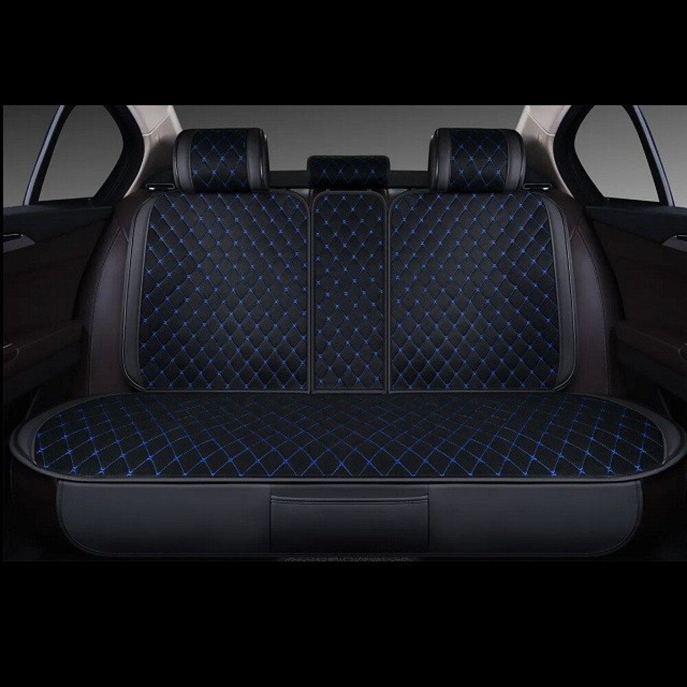 Комплект накидок на весь салон PREMIUM PLUS 2D Kosmos, цвет черный, строчка синяя, кант черный Комплект накидок на весь салон PREMIUM PLUS 2D Kosmos, цвет черный, строчка синяя, кант черный