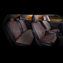 Комплект накидок на весь салон MONACO PLUS цвет черный/кофе/кофе/кофе