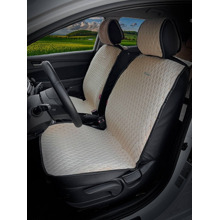 Комплект накидок на весь салон майами plus, ткань велюр, цвет бежевый/золотой/черный