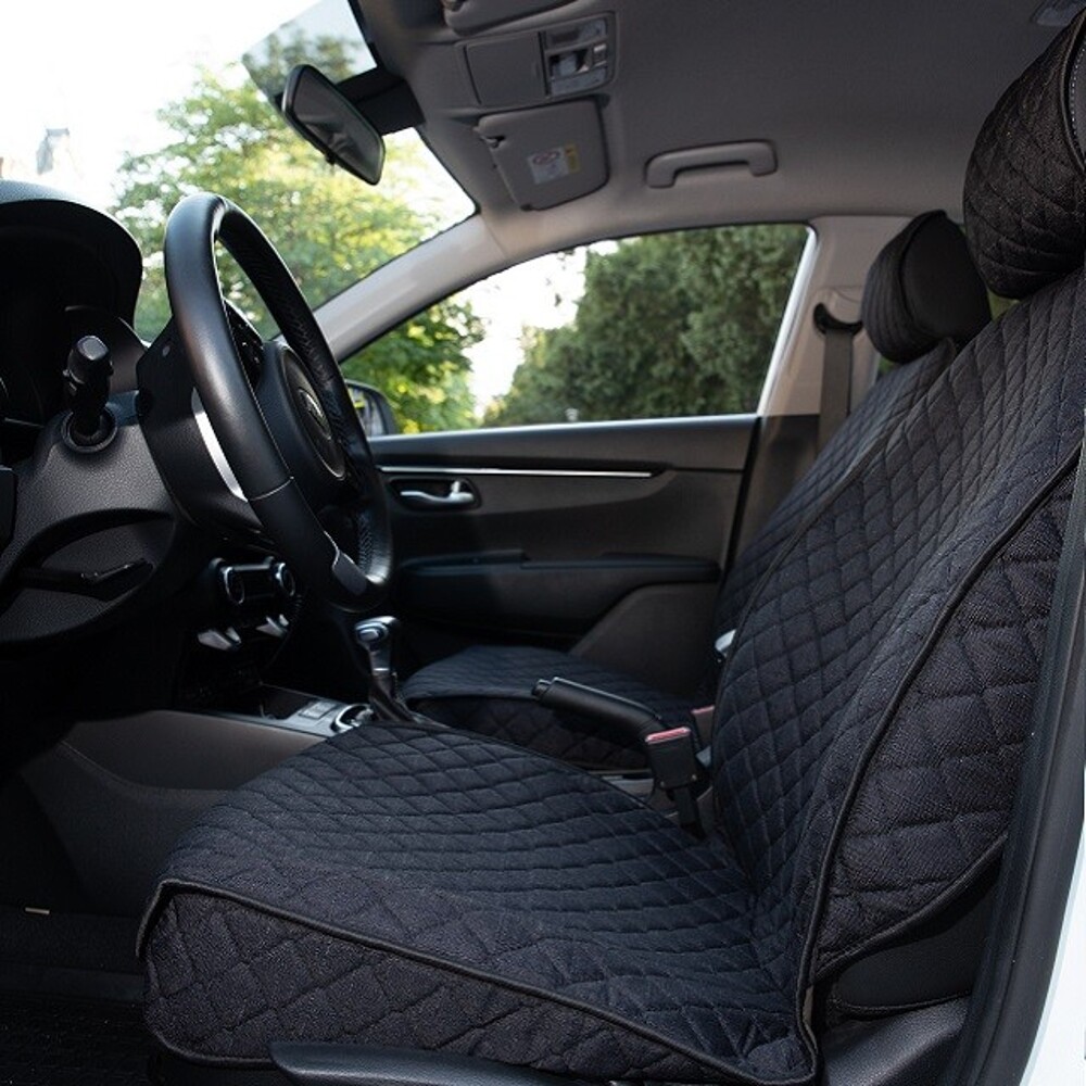 Комплект накидок на передние сиденья LIGHT 2 FRONT, материал лен, закрытые бока, цвет черный, строчка черная, кант черный Комплект накидок на передние сиденья LIGHT 2 FRONT, материал лен, закрытые бока, цвет черный, строчка черная, кант черный