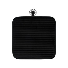 Накидка на переднее сиденье BLISS PAD, цвет черный, строчка черная, кант черный