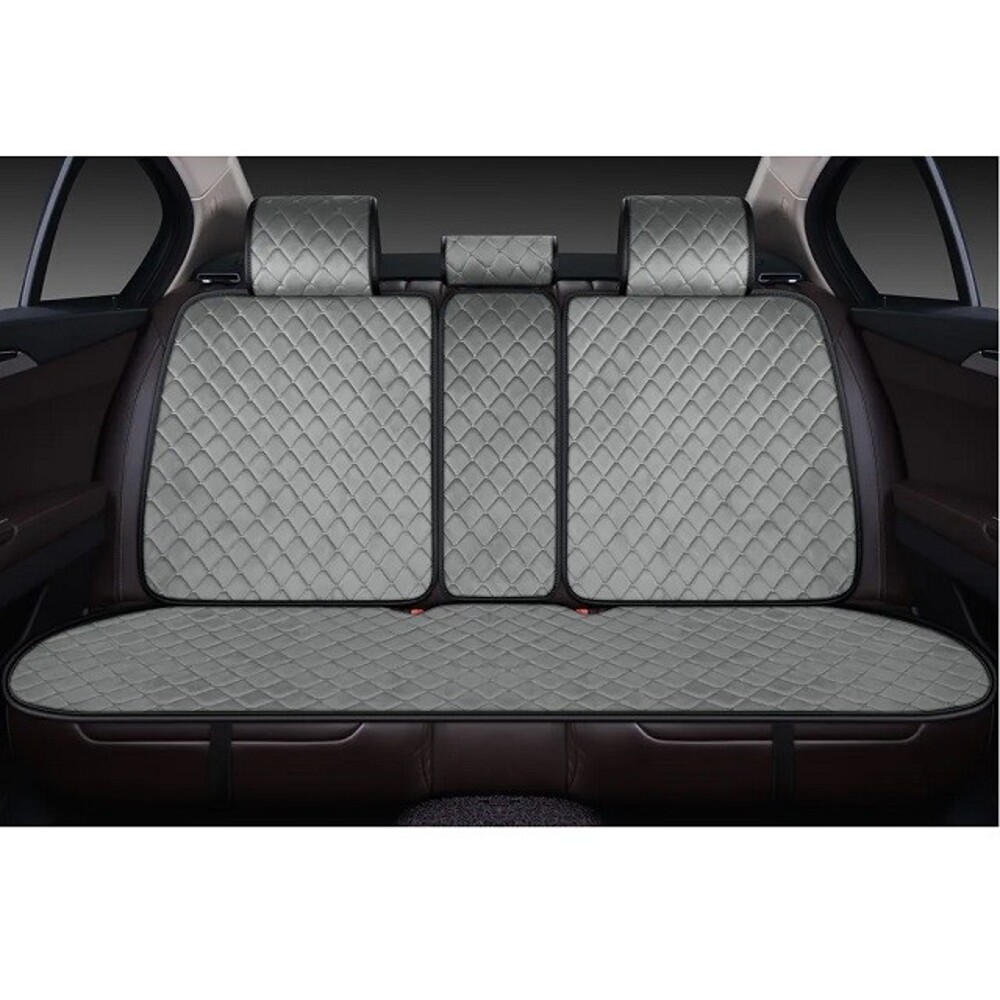 Комплект накидок на весь салон ASTERION PRO+, цвет т.серый, строчка белая, кант серый Комплект накидок на весь салон ASTERION PRO+, цвет т.серый, строчка белая, кант серый