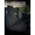 Комплект модельных накидок на передние сиденья для ваз 2107 front, материал велюр, закрытые бока, цвет черный, строчка белая, кант черный Комплект модельных накидок на передние сиденья для ваз 2107 front, материал велюр, закрытые бока, цвет черный, строчка белая, кант черный
