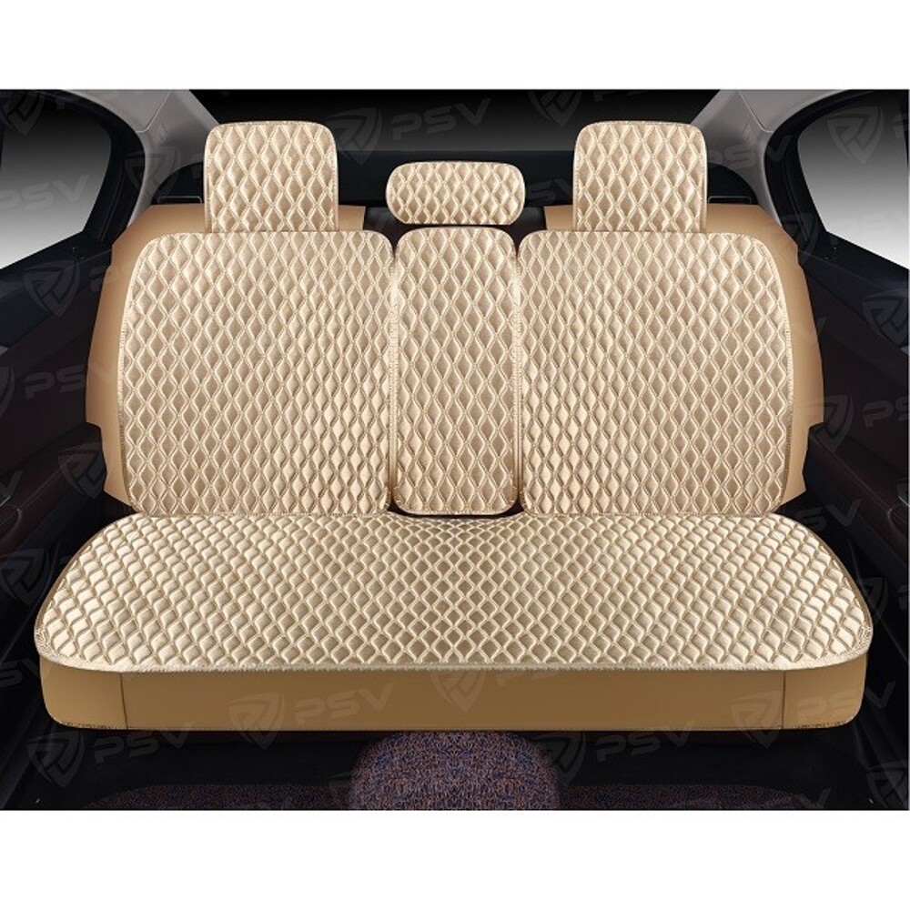 Комплект накидок на весь салон 5D Xolodok PLUS, материал холодок, цвет бежевый, строчка бежевая, кант бежевый Комплект накидок на весь салон 5D Xolodok PLUS, материал холодок, цвет бежевый, строчка бежевая, кант бежевый