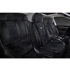 Комплект накидок на весь салон форма 5d favorit velur, материал велюр, цвет черный, вставка черная, строчка синяя Комплект накидок на весь салон форма 5d favorit velur, материал велюр, цвет черный, вставка черная, строчка синяя