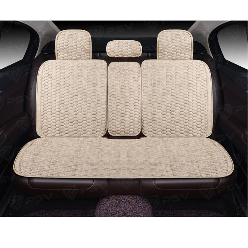 Комплект накидок на весь салон HORNET PRO Skin, материал мокрая кожа, цвет бежевый, строчка бежевая, кант бежевый Комплект накидок на весь салон HORNET PRO Skin, материал мокрая кожа, цвет бежевый, строчка бежевая, кант бежевый