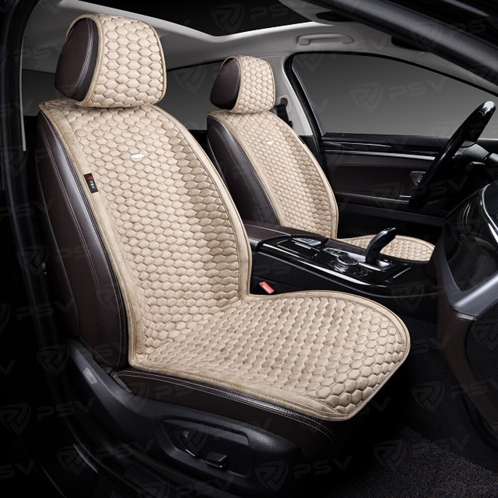 Комплект накидок на весь салон HORNET PRO Skin, материал мокрая кожа, цвет бежевый, строчка бежевая, кант бежевый Комплект накидок на весь салон HORNET PRO Skin, материал мокрая кожа, цвет бежевый, строчка бежевая, кант бежевый