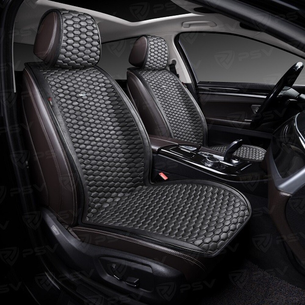 Комплект накидок на весь салон HORNET PRO Skin, материал мокрая кожа, цвет черный, строчка черная, кант черный Комплект накидок на весь салон HORNET PRO Skin, материал мокрая кожа, цвет черный, строчка черная, кант черный