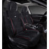Комплект накидок на весь салон форма 5d angel velur, материал велюр, цвет черный, вставка черная, кант красный Комплект накидок на весь салон форма 5d angel velur, материал велюр, цвет черный, вставка черная, кант красный