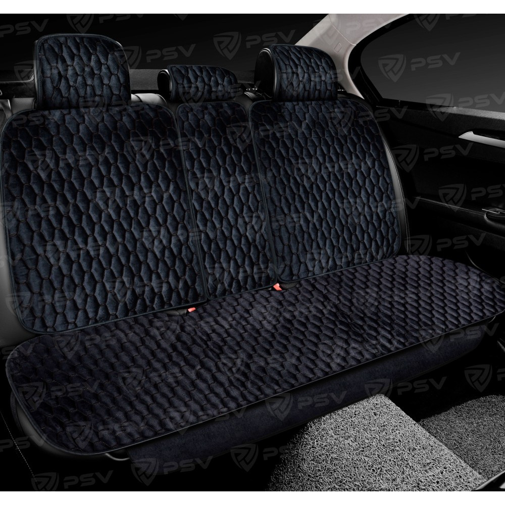 Комплект накидок на весь салон 3D Loto Next PLUS, материал Велюр, цвет черный, строчка черная, кант черный Комплект накидок на весь салон 3D Loto Next PLUS, материал Велюр, цвет черный, строчка черная, кант черный