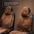 Накидка на передние сиденья из эко-muton, закрытые бока, псп подклада, цвет коричневый Накидка на передние сиденья из эко-muton, закрытые бока, псп подклада, цвет коричневый