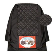 Комплект чехлов на весь салон для ваз лада веста с 2016г., Экокожа ромб, цвет черный/черный/черный