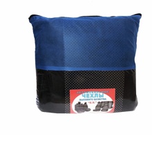 Комплект чехлов на весь салон для ваз - 2170 седан 2007-2013, рзс, жаккард, цвет черный