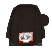 Комплект чехлов на весь салон на ваз - 2190 гранта 2011->, жаккард, цзс, ромб с красной строчкой